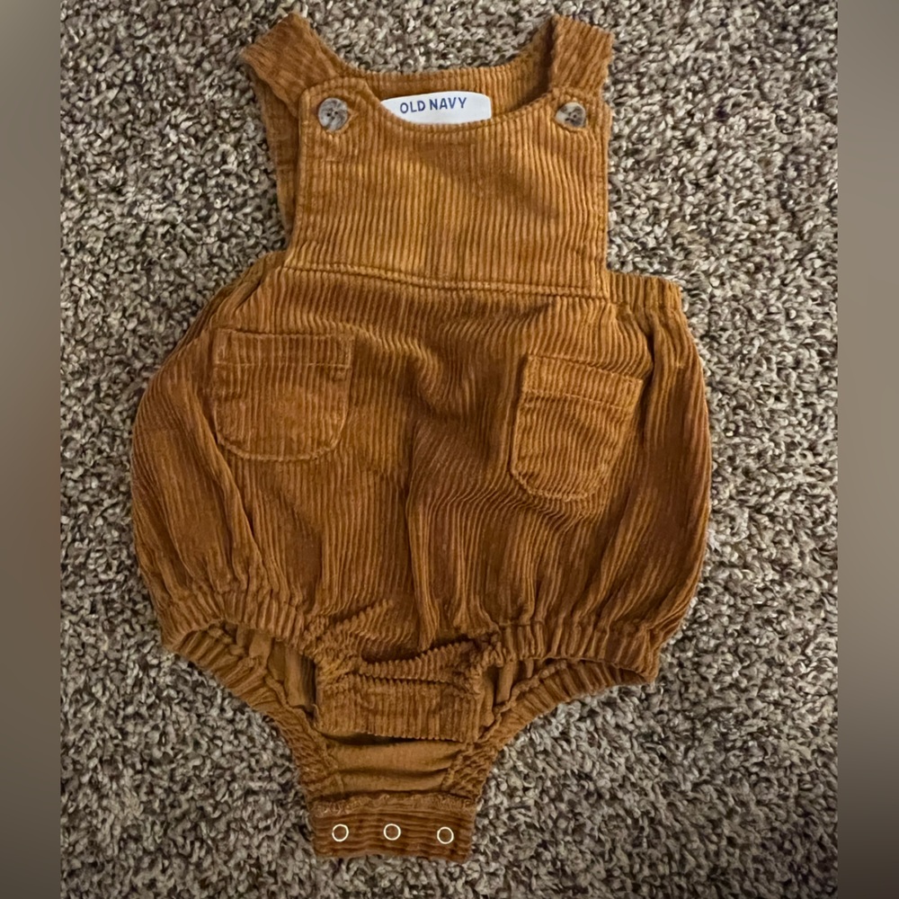 Corduroy burnt orange jumper